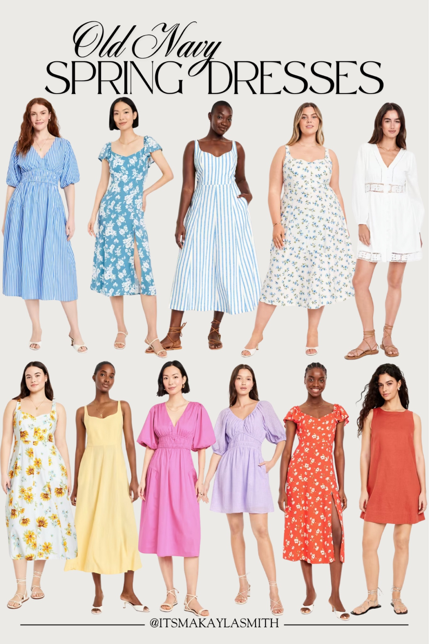 Old Navy spring dresses  in XXS-4X

#LTKSeasonal #LTKSaleAlert #LTKPlusSize