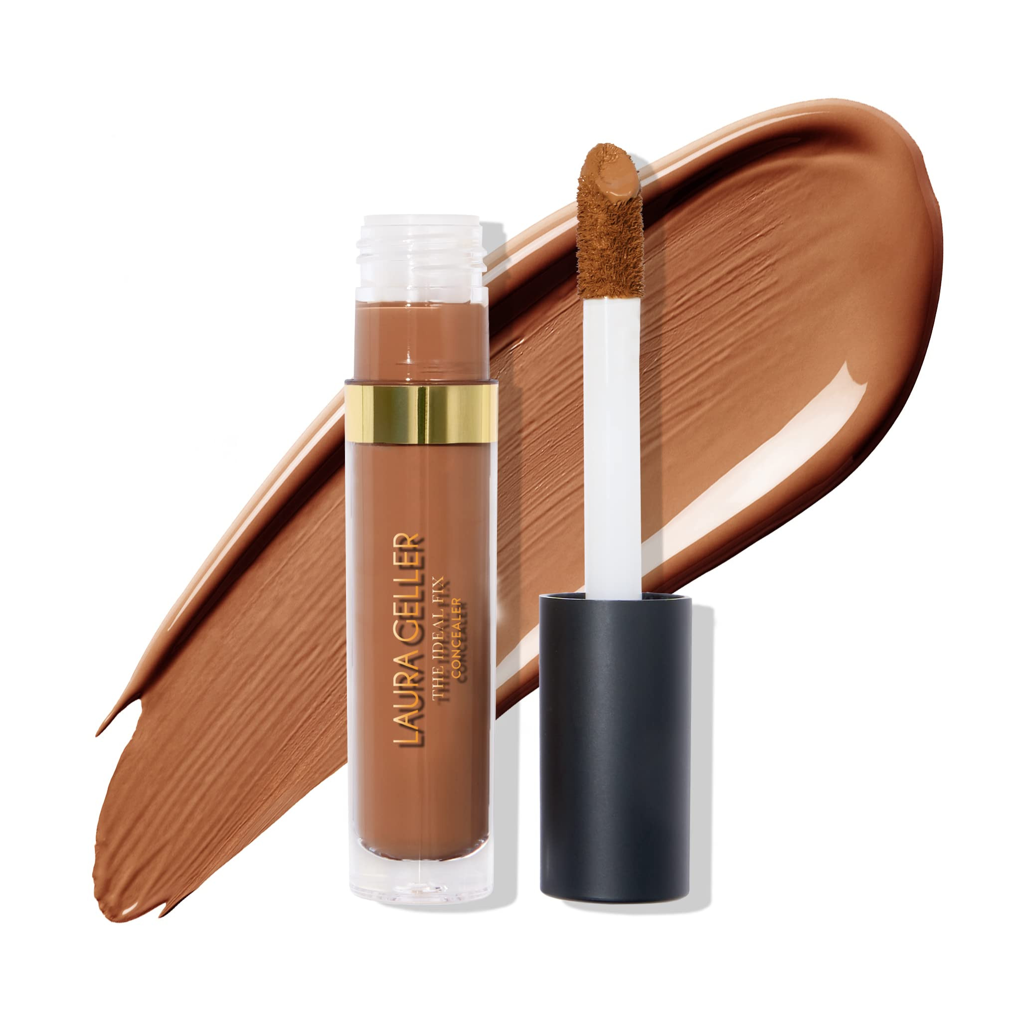 LAURA GELLER NEW YORK The Ideal Fix Concealer - Deep - Buildable Medium to Full Coverage Liquid C... | Amazon (US)