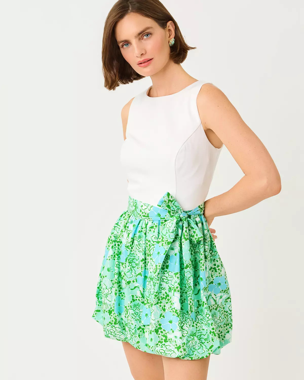 Rosemary Bubble Skirted Romper | Lilly Pulitzer