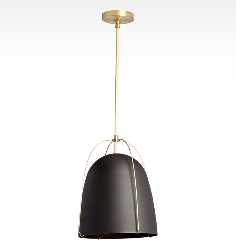 Haleigh 12" Oil-Rubbed Bronze Dome Pendant Item # A0704 | Rejuvenation