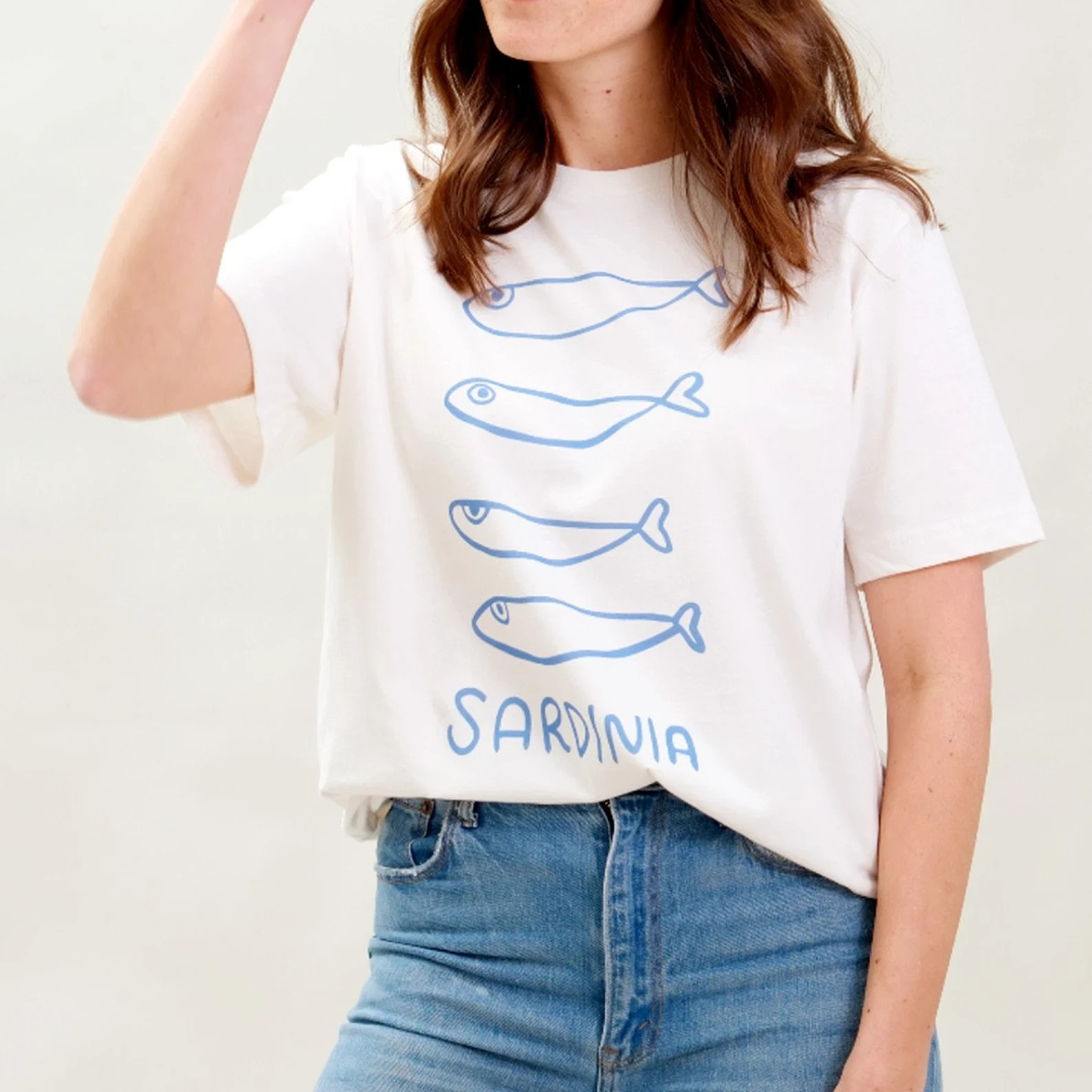 Sardines From Sardinia Unisex, Graphic Adult Tee, Vintage Inspired Summer T-shirt - Etsy | Etsy (US)