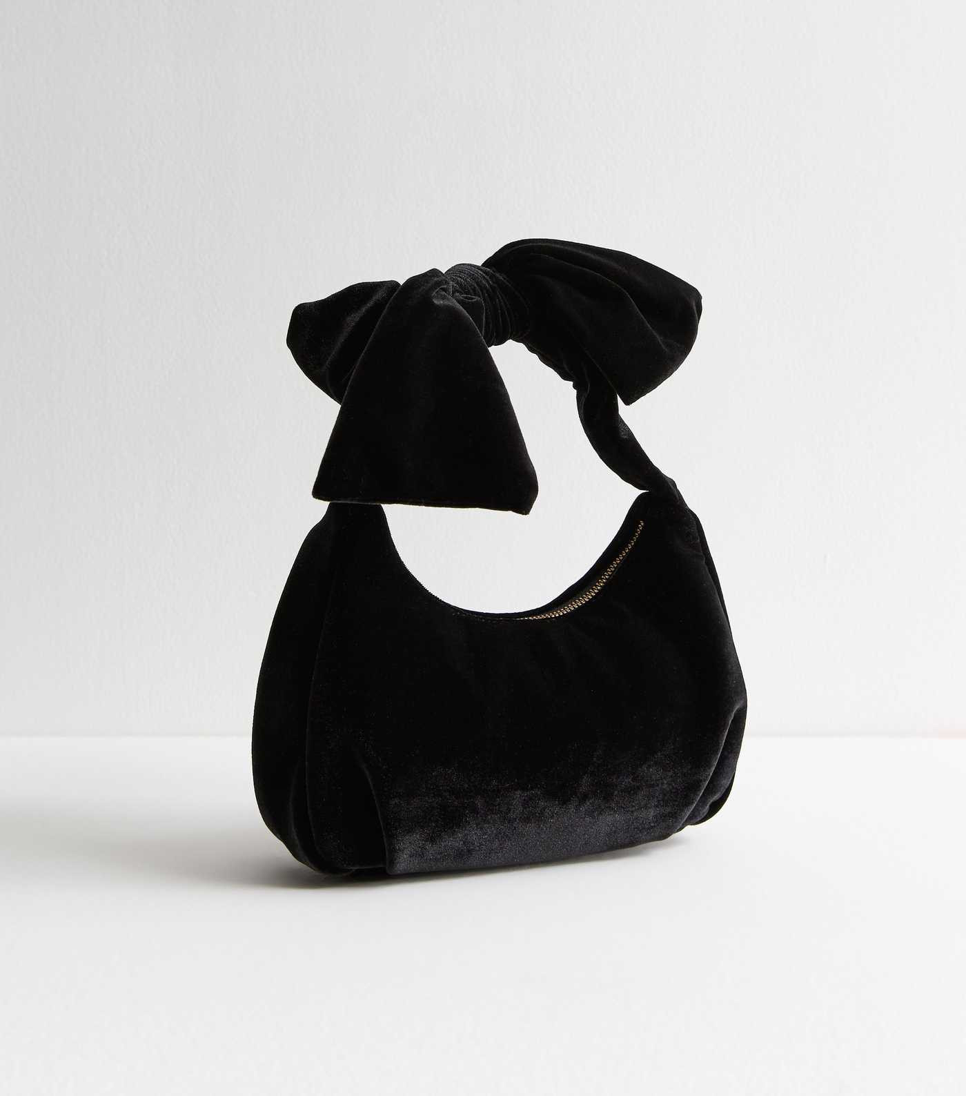 Black Velvet Bow Grab Bag
						
						Add to Saved Items
						Remove from Saved Items | New Look (UK)