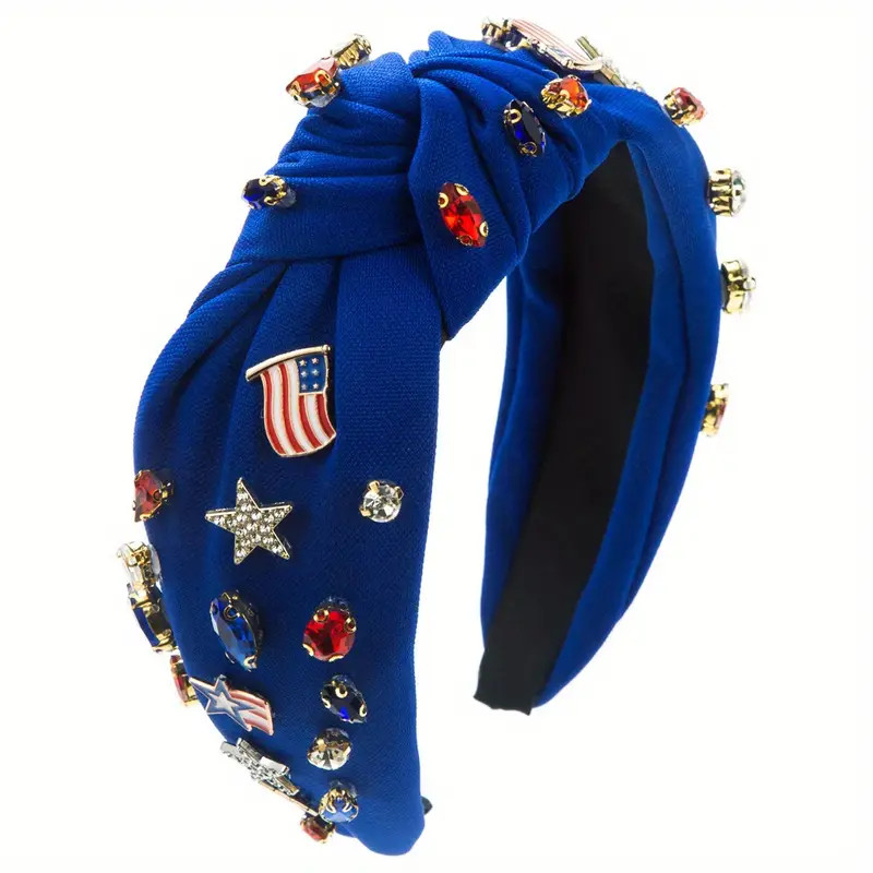 American Independence Day Series Head Band Flag Printed Wide - Temu | Temu Affiliate Program