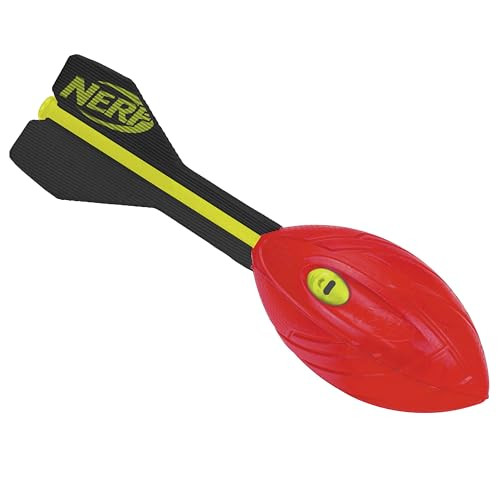 NERF Vortex Aero Howler Foam Football - NERF Soft Vortex Football for Long-Distance Throws - Perfect for Pool + Beach Football - Kids Aero Howler Whistle Vortex Foam Ball - Red | Amazon (US)