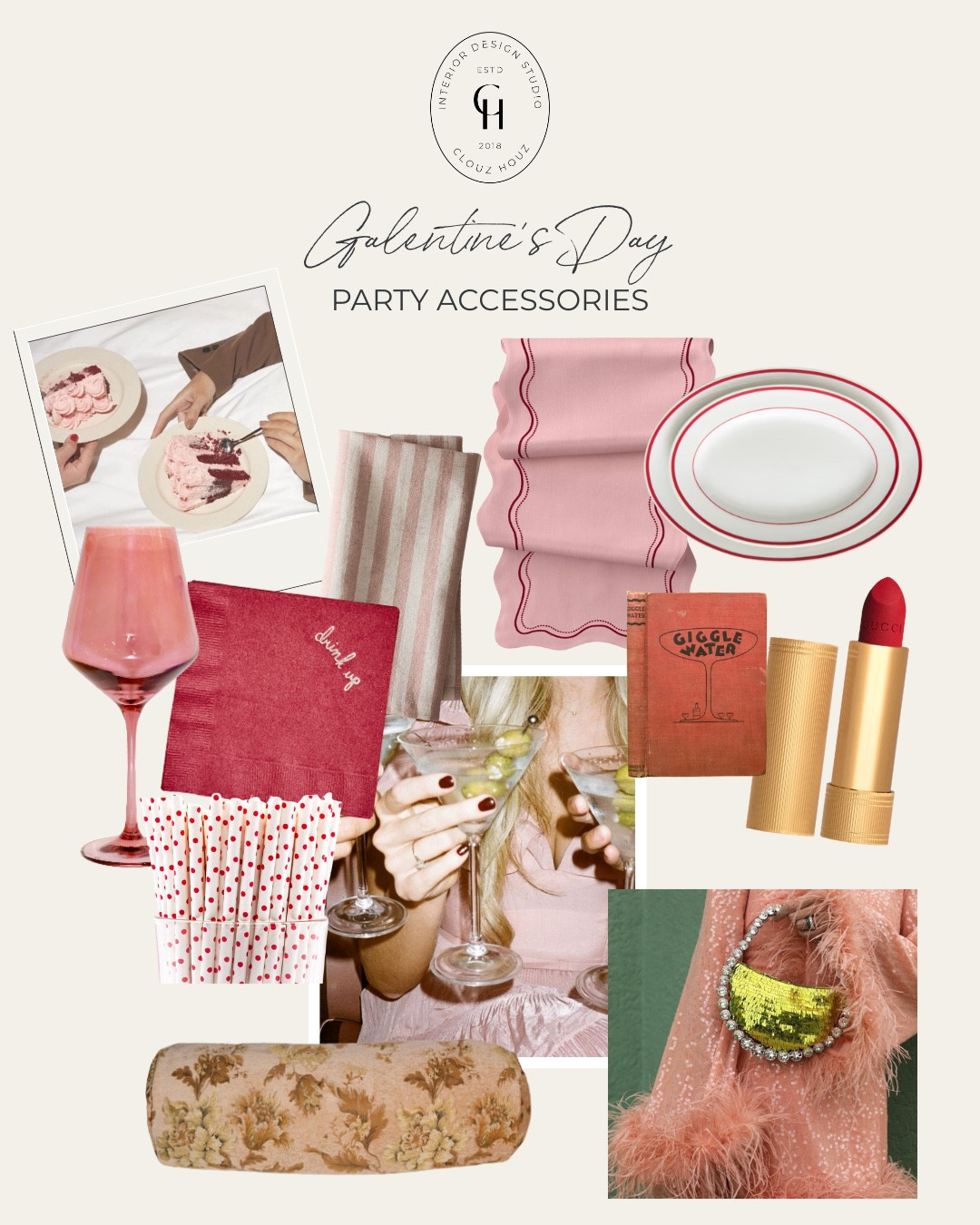 Here are a few pieces to make Galentine’s feel a little xtra special: what to wear, party accessories, and check out our blog for the perfect, festive cocktail idea (and more!).

#LTKSeasonal #LTKValentine #LTKootd