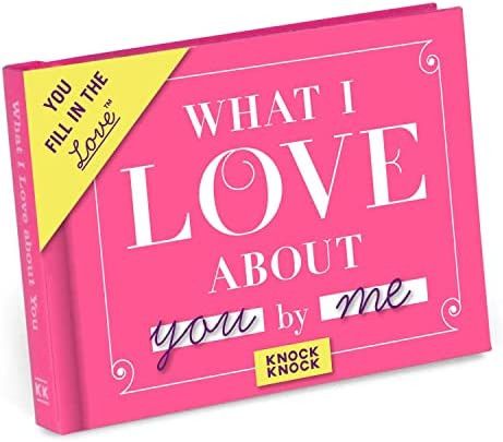 Knock Knock What I Love about You Book Fill in the Love Fill-in-the-Blank Book Gift Journal, 4.5 ... | Amazon (US)