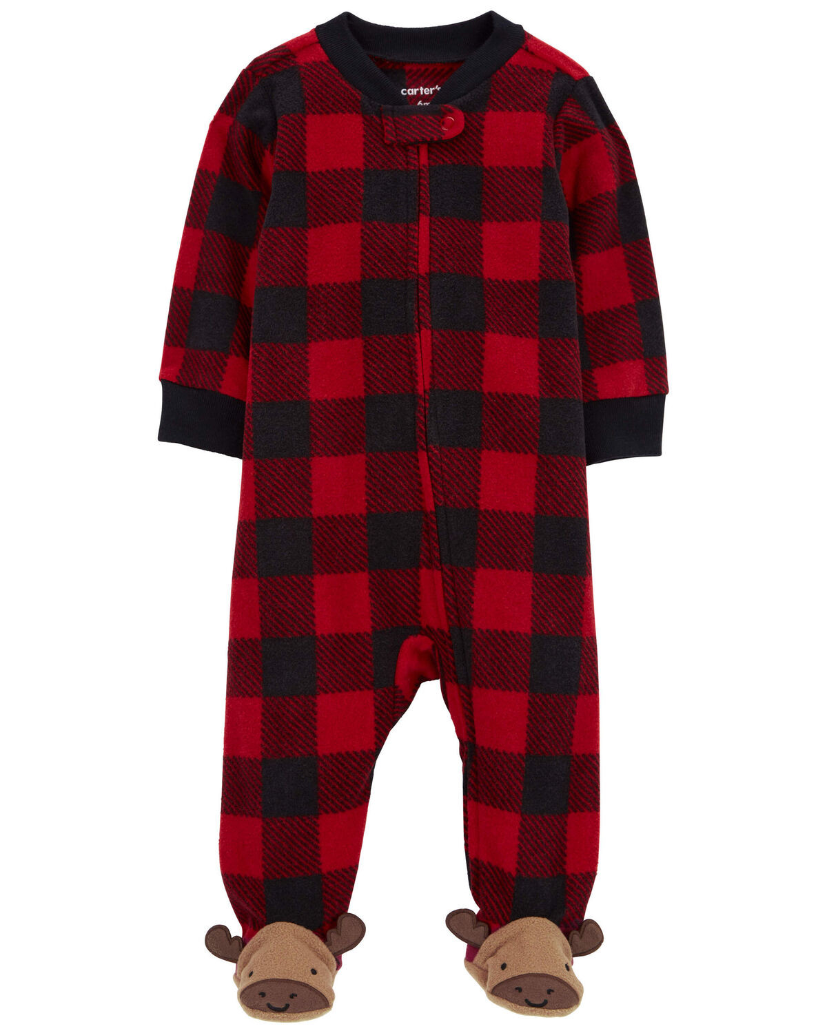 Baby Plaid Fleece Zip-Up Footie Sleep & Play Pajamas - Carter's | Carter's | Carter's Inc