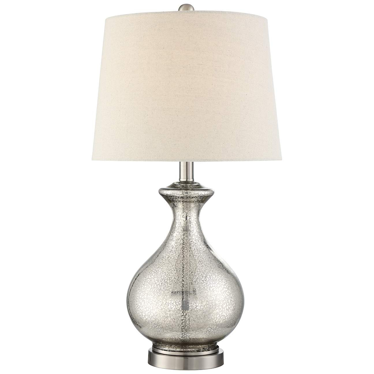 Albert Mercury Glass Gourd Table Lamp | Lamps Plus