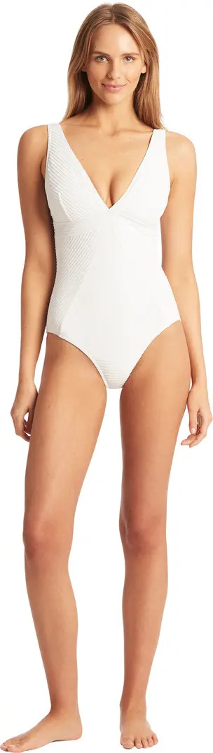 Panel Line Multifit One-Piece Swimsuit | Nordstrom