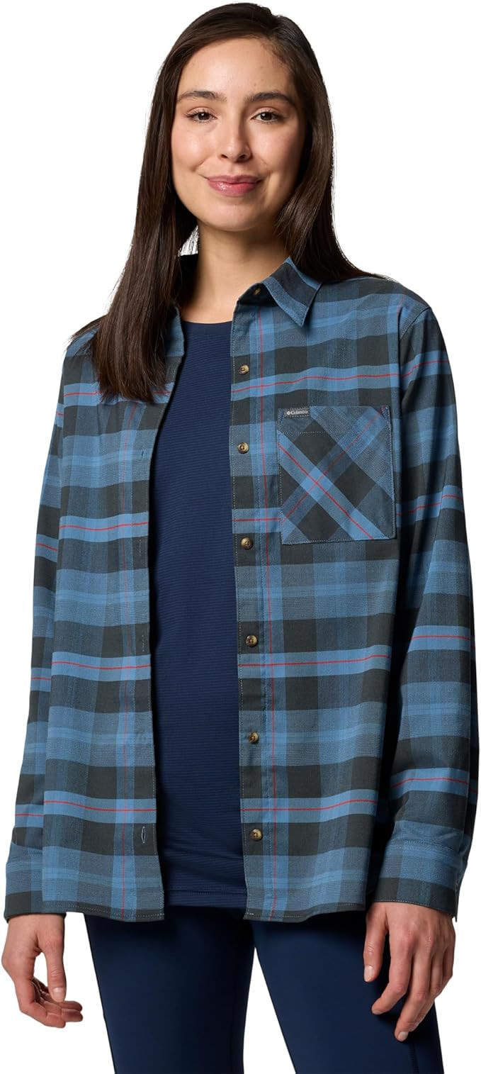 Columbia Women’s Port Hope Peak Flannel Long Sleeve Shirt | Amazon (US)
