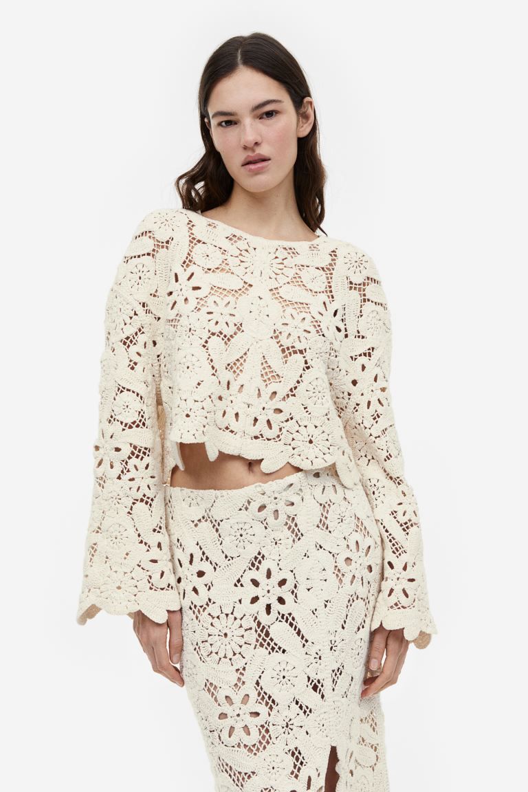 Crochet-look Sweater | H&M (US + CA)