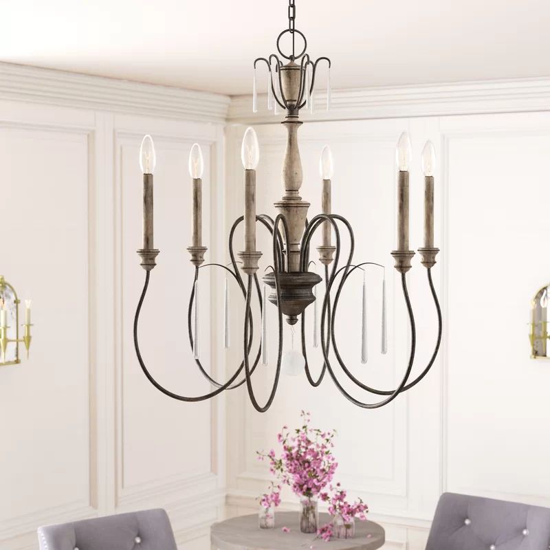 Berner 6 - Light Dimmable Classic / Traditional Chandelier | Wayfair North America