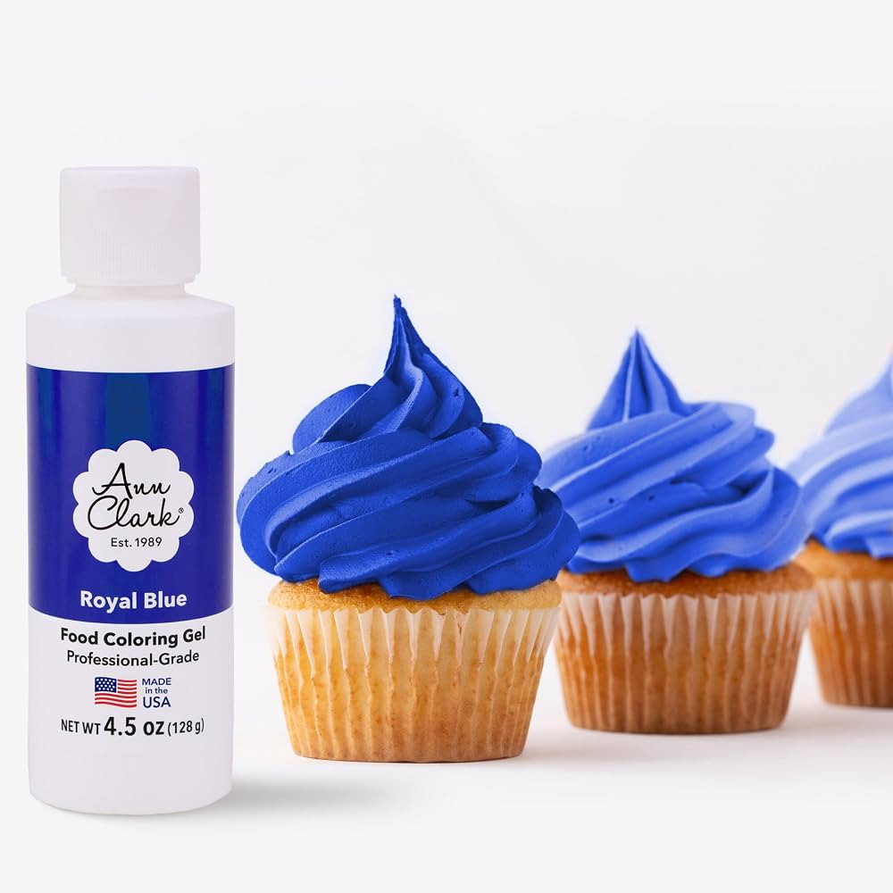 Ann Clark Royal Blue Food Coloring Gel, Large 4.5 oz Professional Grade Made in USA | Amazon (US)