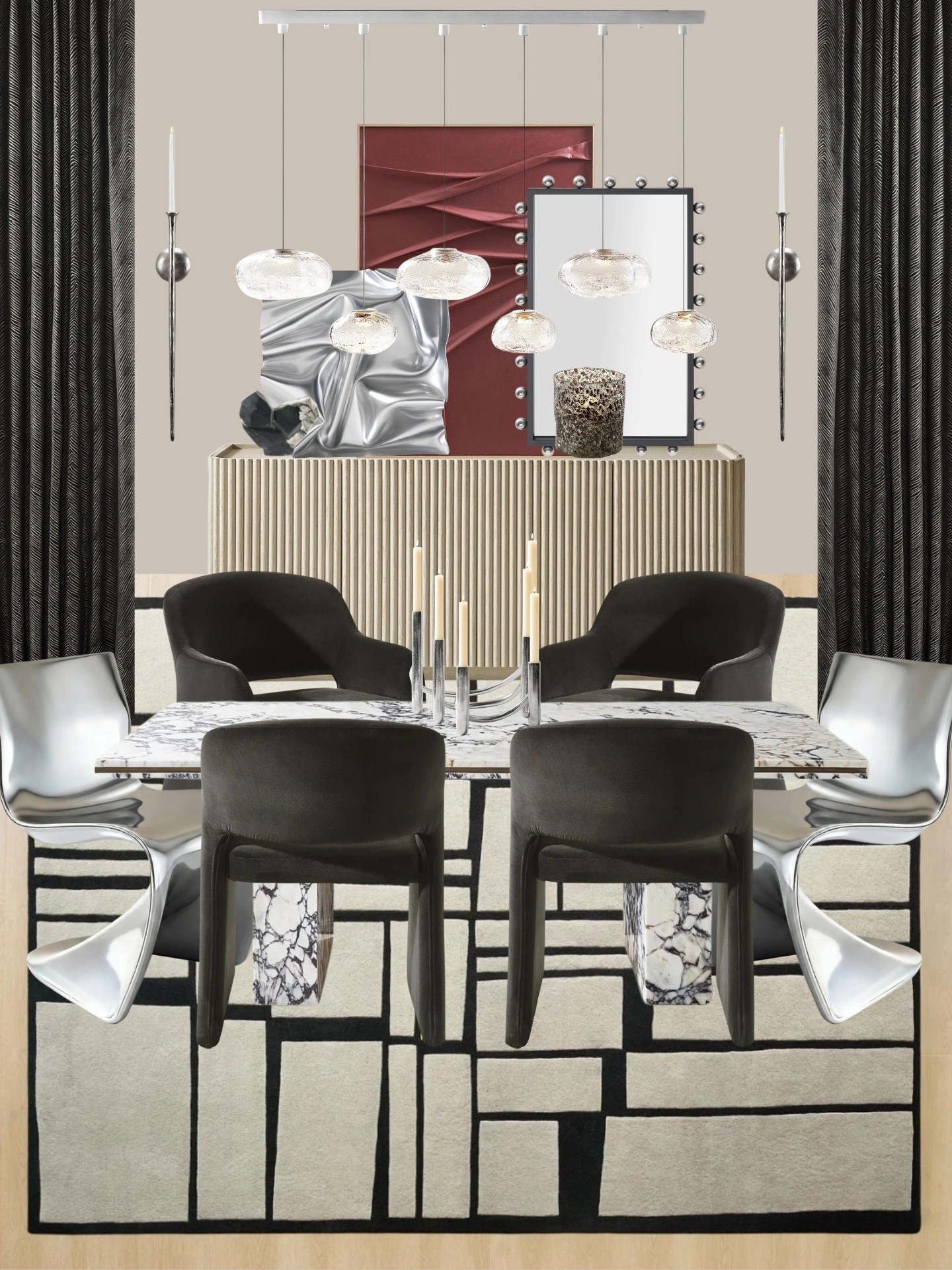 Z Gallerie Dining Room #diningroom #modernhome #homedecor #organicmodern
