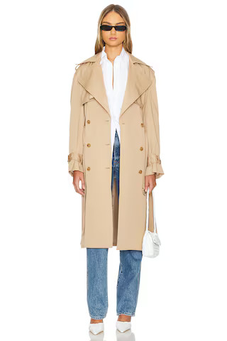Bardot Halle Trench Coat in Tan from Revolve.com | Revolve Clothing (Global)
