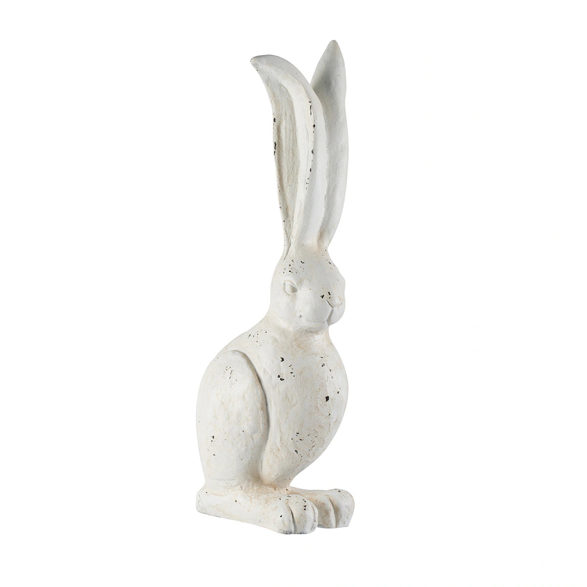 A&B Home 24-in H x 6.3-in W White Rabbit Garden Statue | D77062 | Lowe's