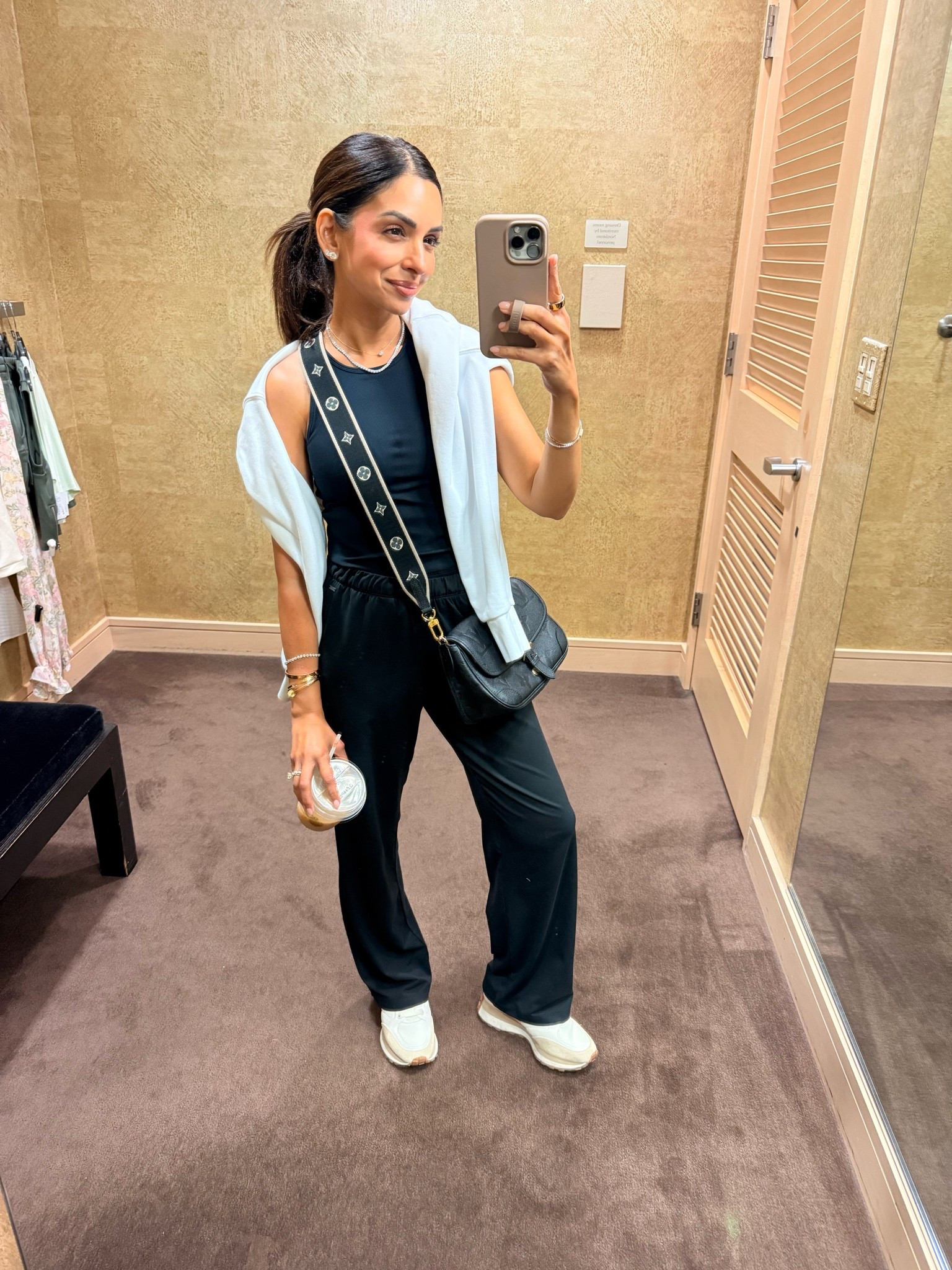 Comfy casual errands day- wearing xs shirt length in pants and xs in bra free tank

#LTKgrwm #LTKActive
