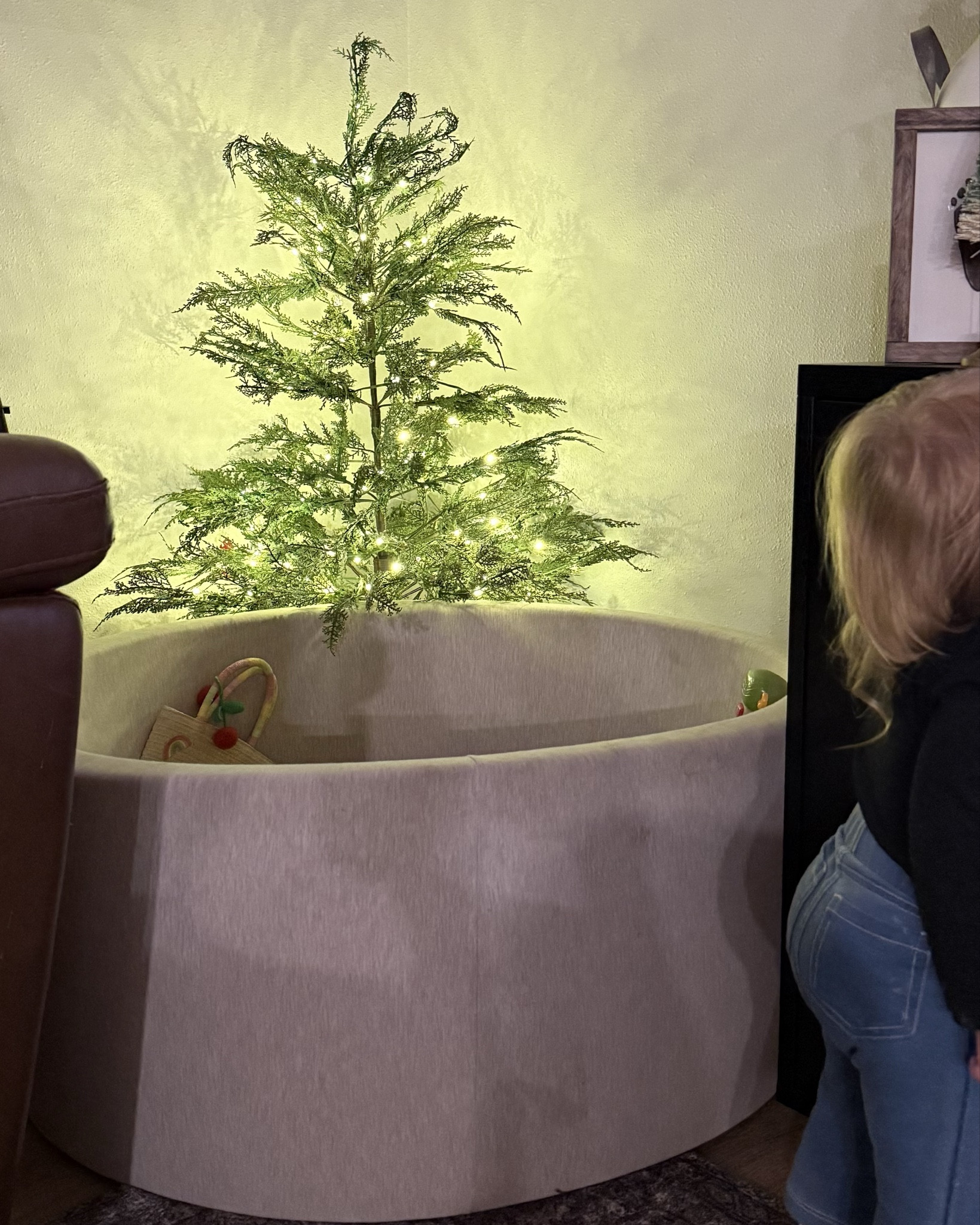 The kid version of a junk drawer. This bin holds so many toys and she can crawl in and out of it to play!

#LTKmomlife #LTKKids