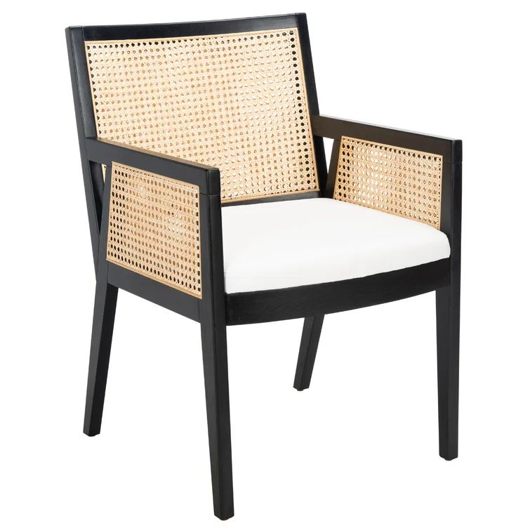 Malik Linen Arm Chair in Beige | Wayfair Professional