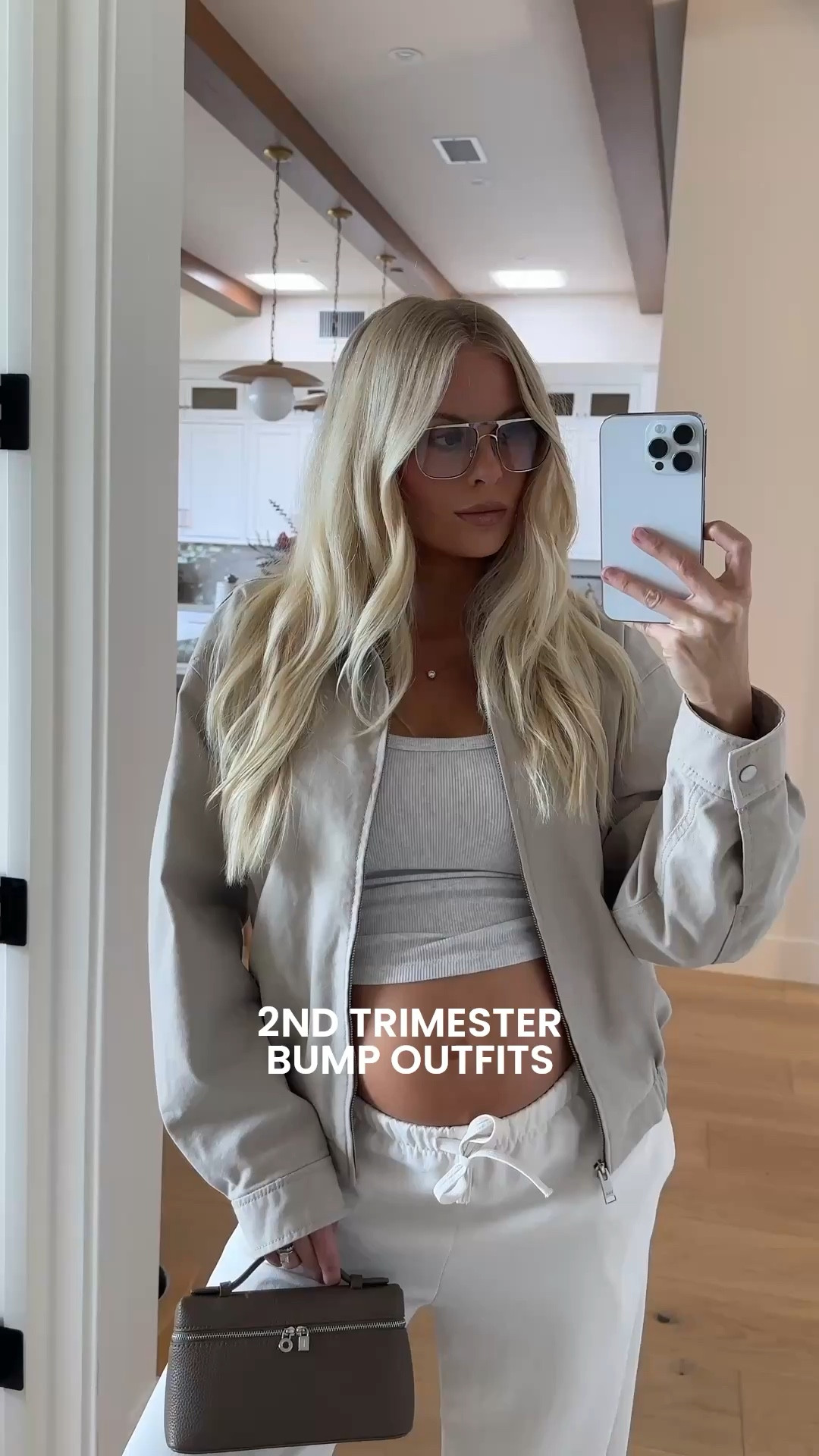 Recent bump outfits! 

#1 - medium in tank (heather cloud white), medium in jacket (marcona beige), small reg in pants (light birch), shoes run tts
#2 - medium in dress, shoes are tts
#3 - medium in tank and pant, xs-s in jacket, shoes run tts
#4 - small in tee, medium in jacket (marcona beige), medium in pants (sized up for pregnancy), shoes run tts
#5 - med in pants (sized up for pregnancy), top is one size, shoes run tts

Comfy chic look, casual chic outfit, errands outfit, spring transition, bump friendly, maternity look