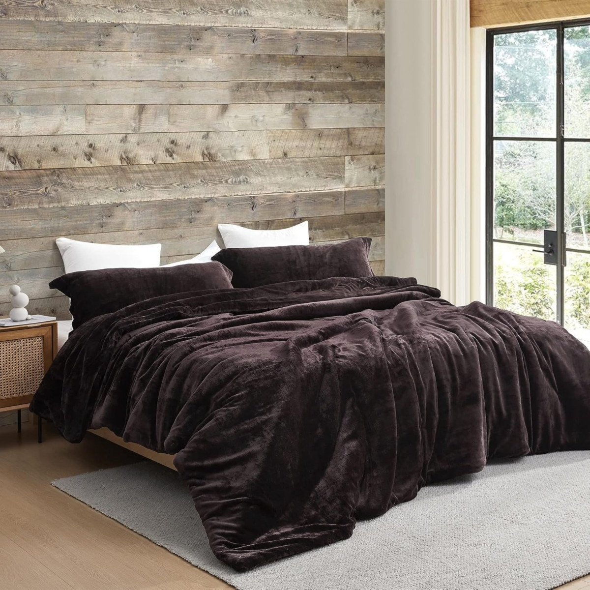 Coma Inducer Oversized Twin Comforter Set - The Original Plush - Dark Chocolate - Dark chocolate | Macy's