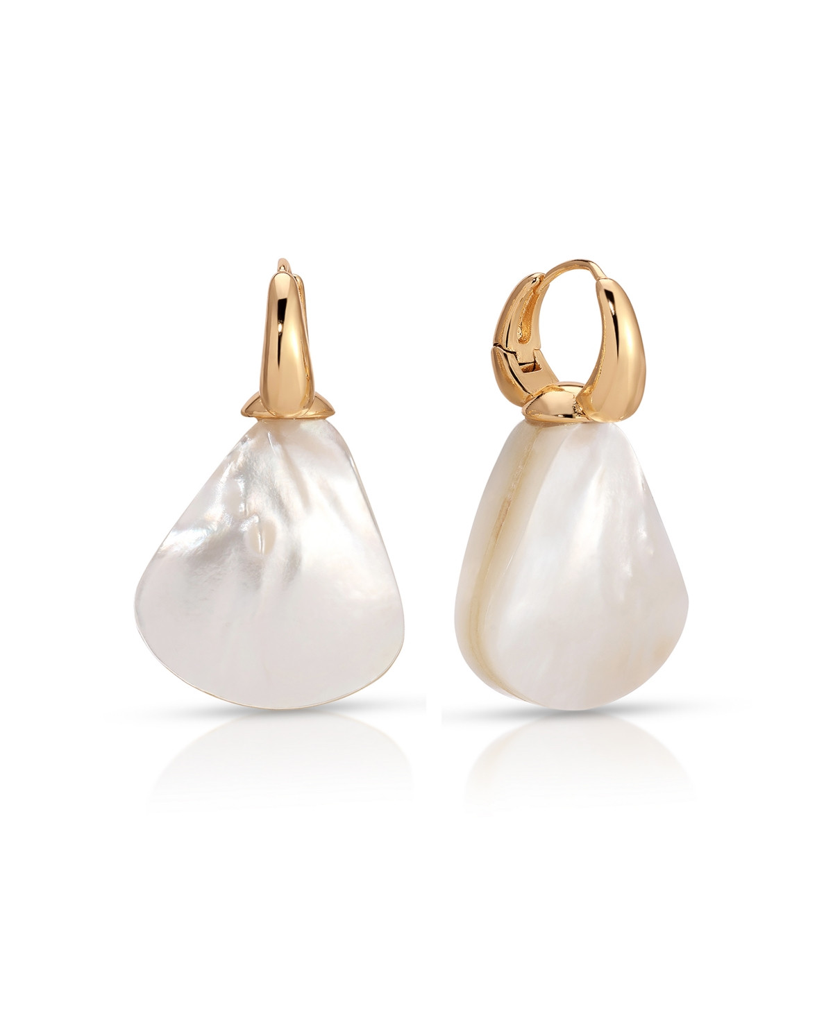 Ettika Sun-Kissed Mother of Pearl Drop Earrings - Gold | Macy's