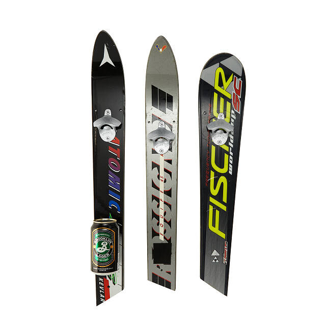 Wall Mounted Recycled Ski Bottle Opener | UncommonGoods