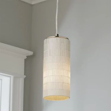 Bead Reed Cylinder Pendant | Shades of Light