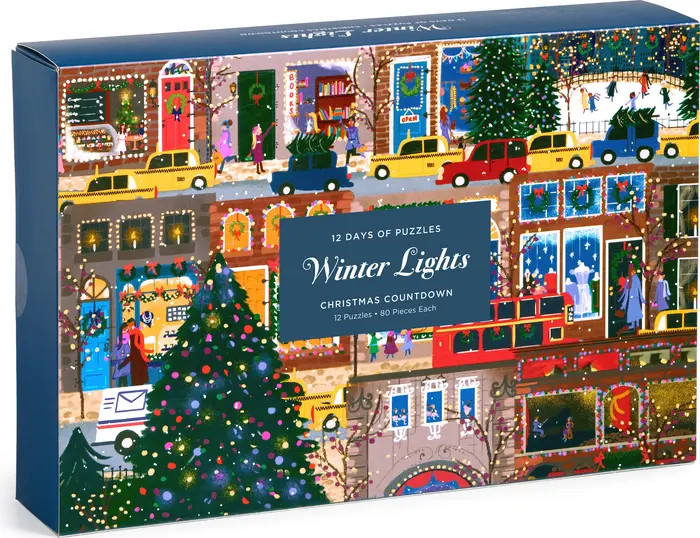 Chronicle Books Laforme Winter Lights 12 Days Holiday Countdown Puzzle Set | Nordstrom | Nordstrom