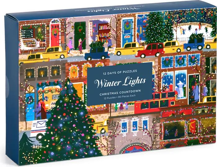Chronicle Books Laforme Winter Lights 12 Days Holiday Countdown Puzzle Set | Nordstrom | Nordstrom