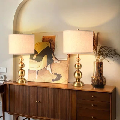 24.4" Table Lamps Set of 2 | Wayfair North America