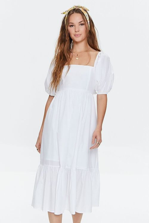 Puff Sleeve Flounce Dress | Forever 21 (US)