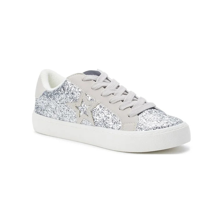No Boundaries Women's Low Star Sneakers - Walmart.com | Walmart (US)