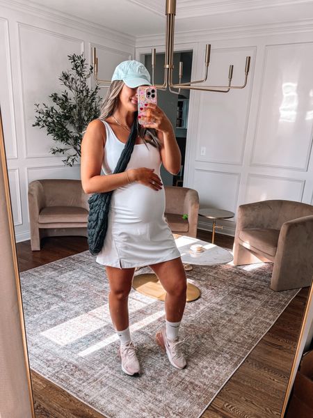 Zoo outfit of the day 31 weeks pregnant this active dress is bumpfriendly and continues to be one of my favorites! Perfect summer casual outfit idea! 

#LTKBump #LTKActive #LTKStyleTip