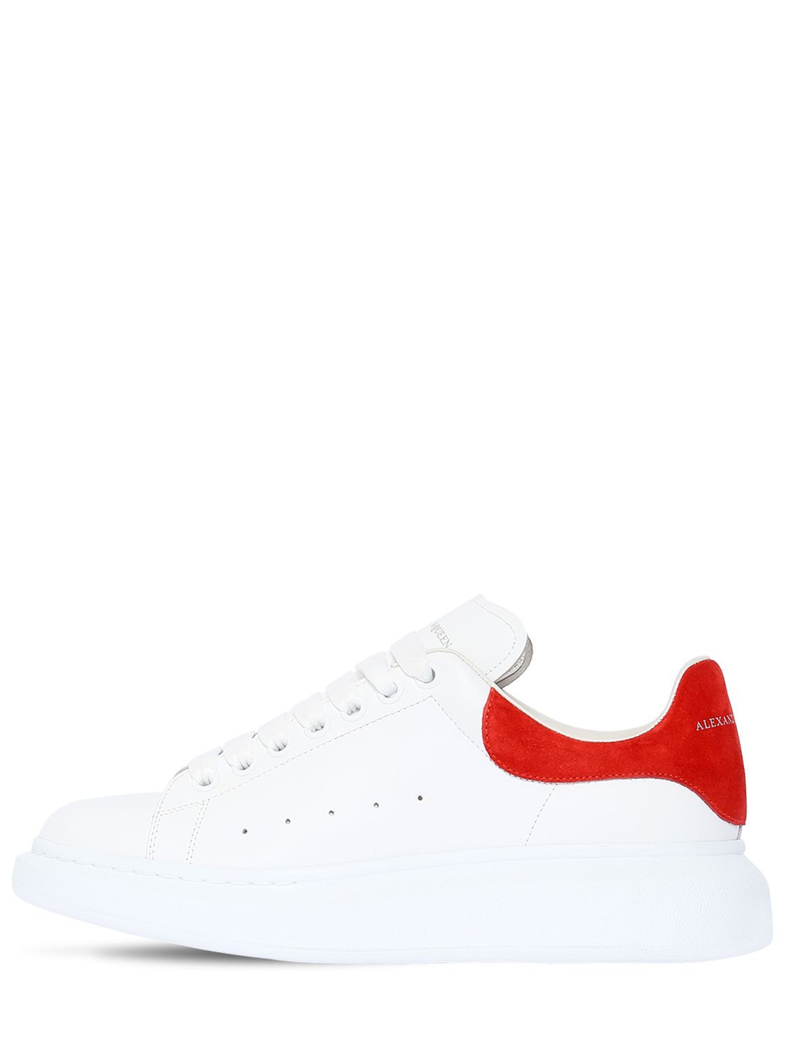 45MM LEATHER PLATFORM SNEAKERS | Luisaviaroma
