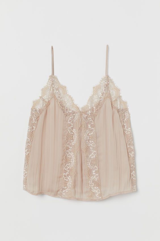 Camisole Top with Lace | H&M (US + CA)
