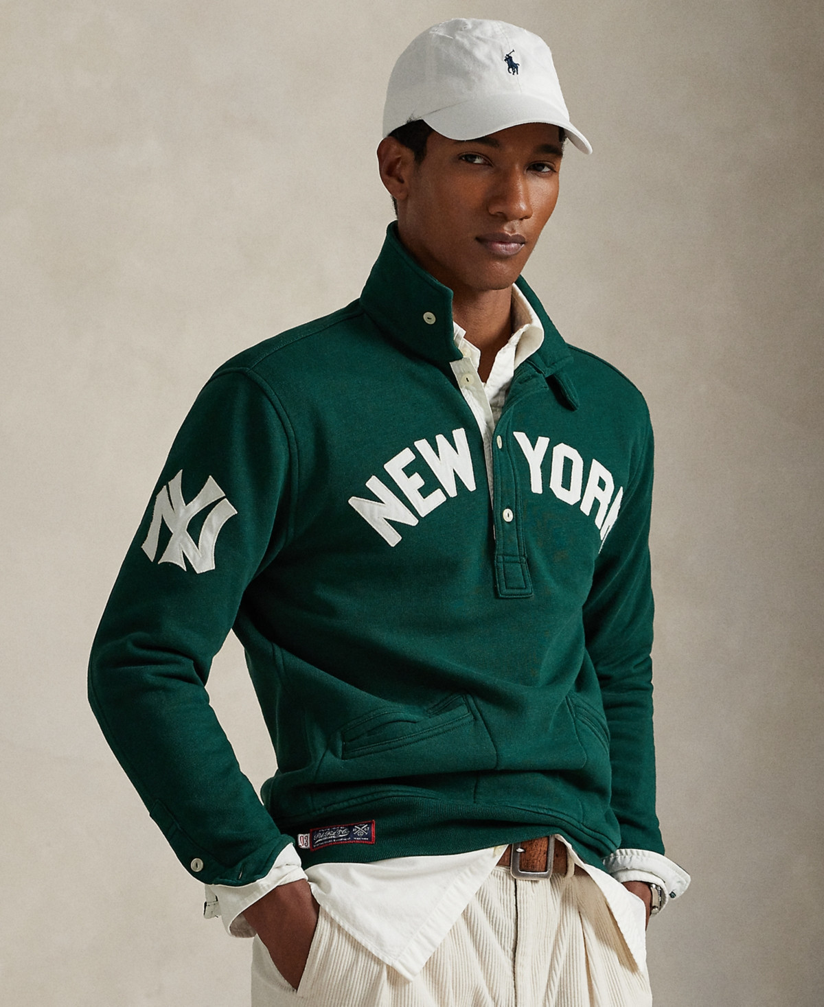 Polo Ralph Lauren Men's Long Sleeve Sweatshirt - Moss Agate | Macy's