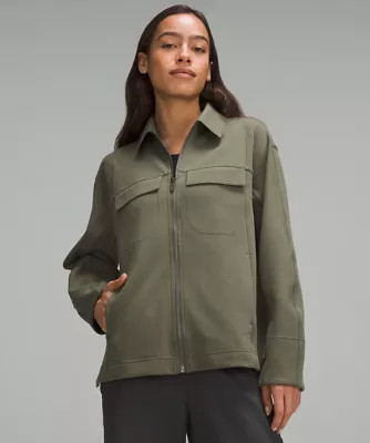 Cotton-Blend Double-Knit Full Zip | lululemon (AU)