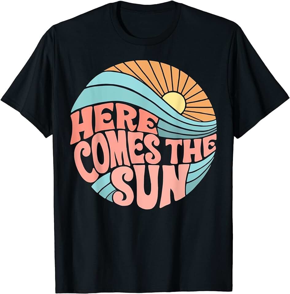 Amazon.com : here+comes+the+sun+tshirt+women | Amazon (US)
