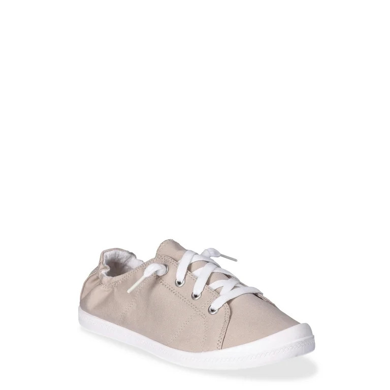 Time and Tru Women's Scrunchback Sneakers, Wide Width | Walmart (US)