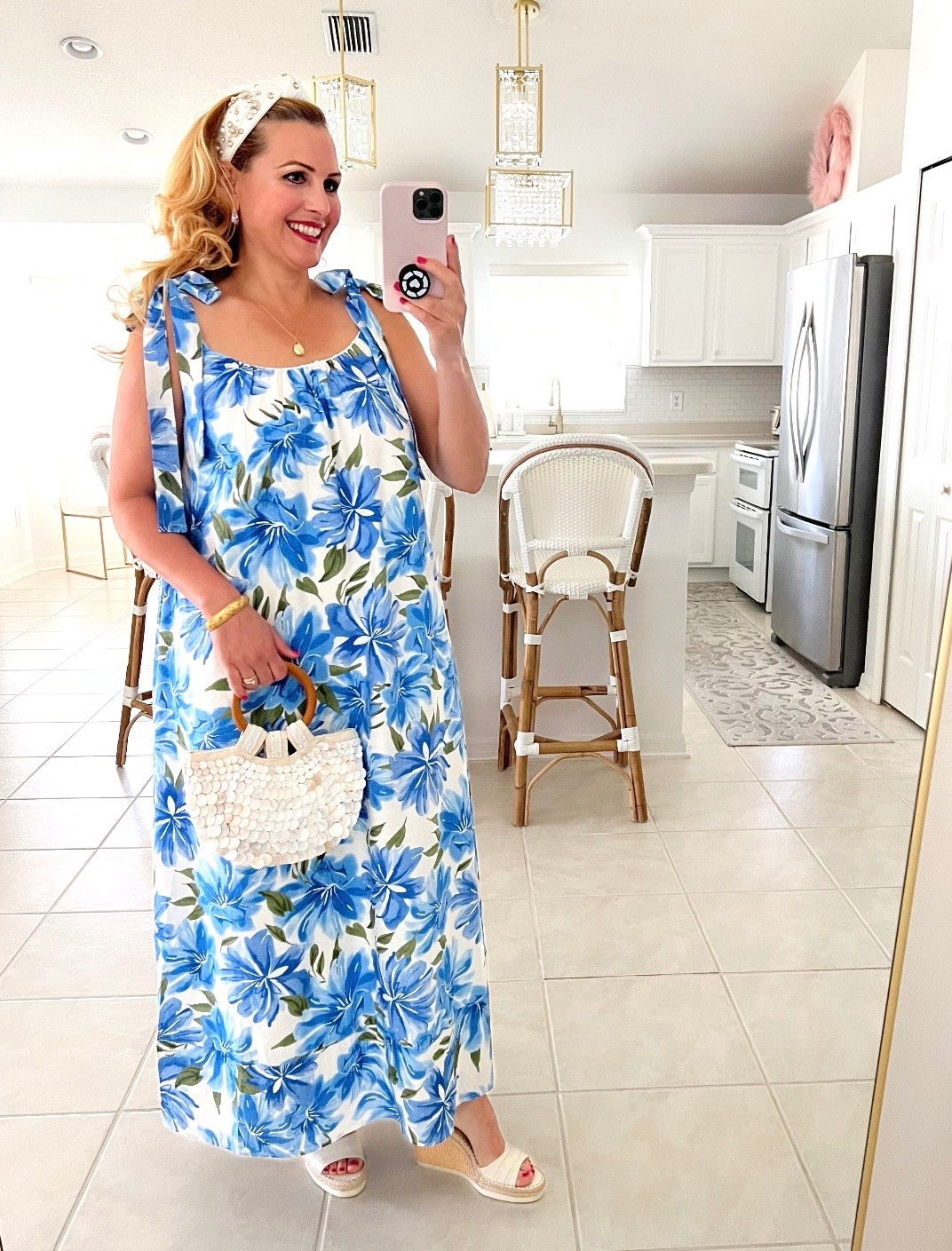 💙VACATION MAXI DRESS: #ad Looking for an oversized maxi dress for the beach and the pool? This is it! #petalandpup @petalandpup

💙This floral maxi dress features a stunning blue floral print that’s perfect for spring and summer. It has a classic round neckline, wide tie shoulder straps and functional side pockets. It’s comfortable, relaxed and flows beautifully with every step. Love that it has an inside lining too.

💙Very oversized. I’m wearing a medium. I definitely could have fit in the small or maybe the xsmall. Definitely size down one size from your normal size.

#LTKSeasonal #LTKOver40 #LTKSaleAlert #LTKMothersDay #LTKTravel #LTKgrwm #LTKootd #LTKMidsize #LTKSwim #LTKFestival 