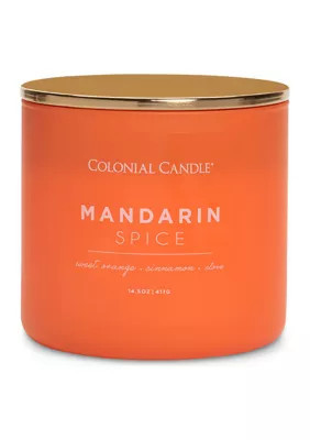 Colonial Candle 14.5 Ounce Pop of Color Candle - Mandarin Spice | Belk
