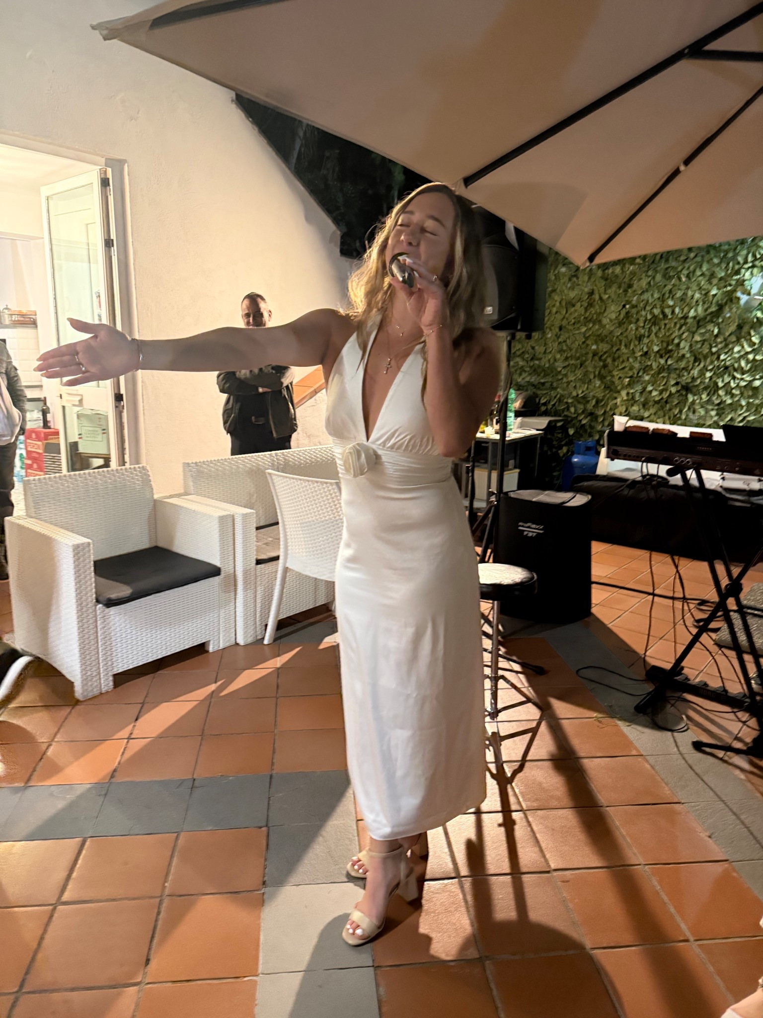 Italian party. Italy. Europe. Italy outfit. Satin gown. Silk dress  
