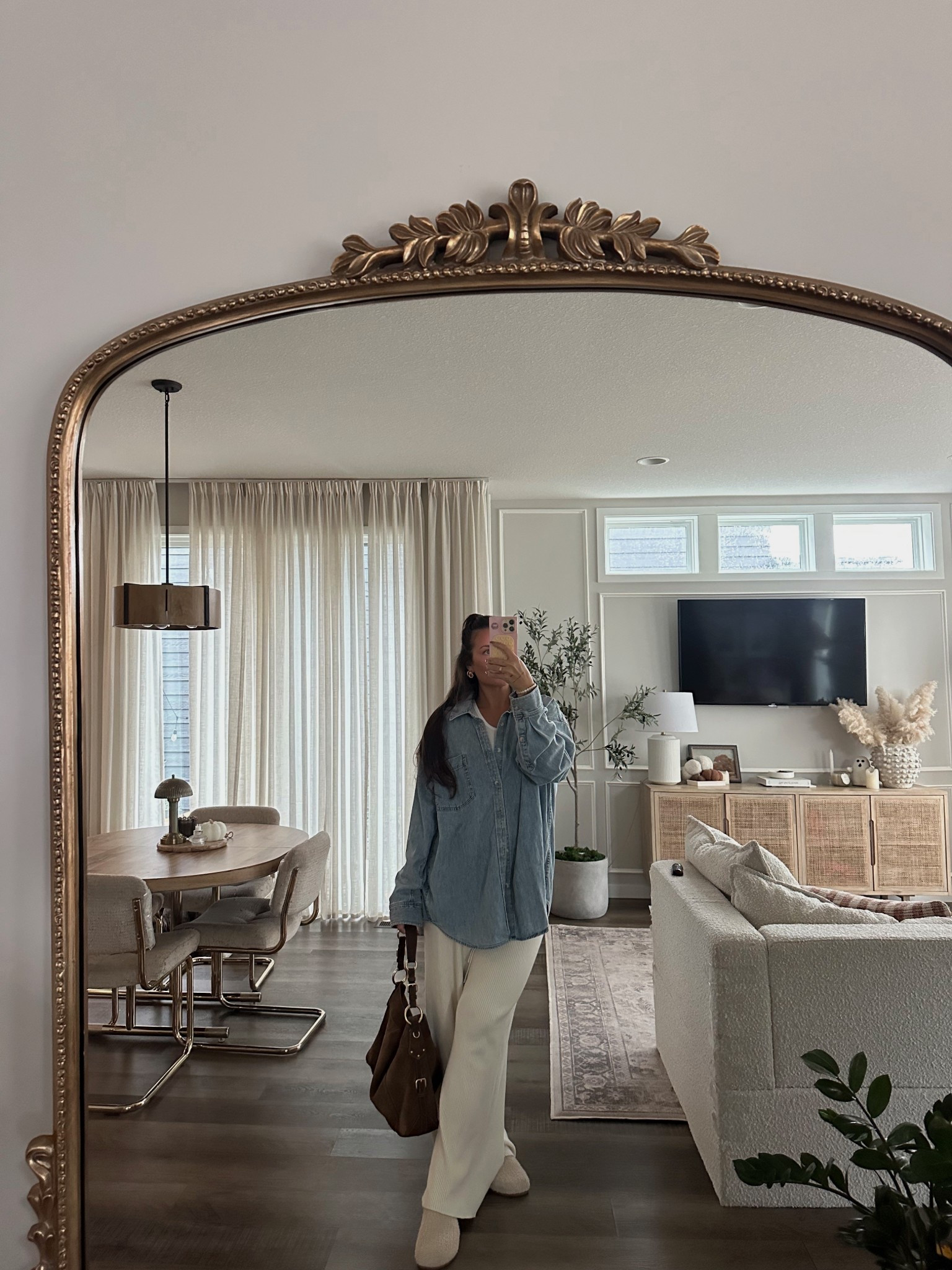 Fall outfit 
Easy fall outfit inspo
Abercrombie sweater crotchet pant 
Prada vintage suede bag// Rothy’s cozy clog// Aritzia denim shirt 

#LTKSeasonal #LTKMidsize #LTKStyleTip