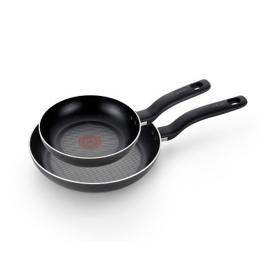 T-fal 2pc Frying Pan Set, Simply Cook Nonstick Cookware Black | Target
