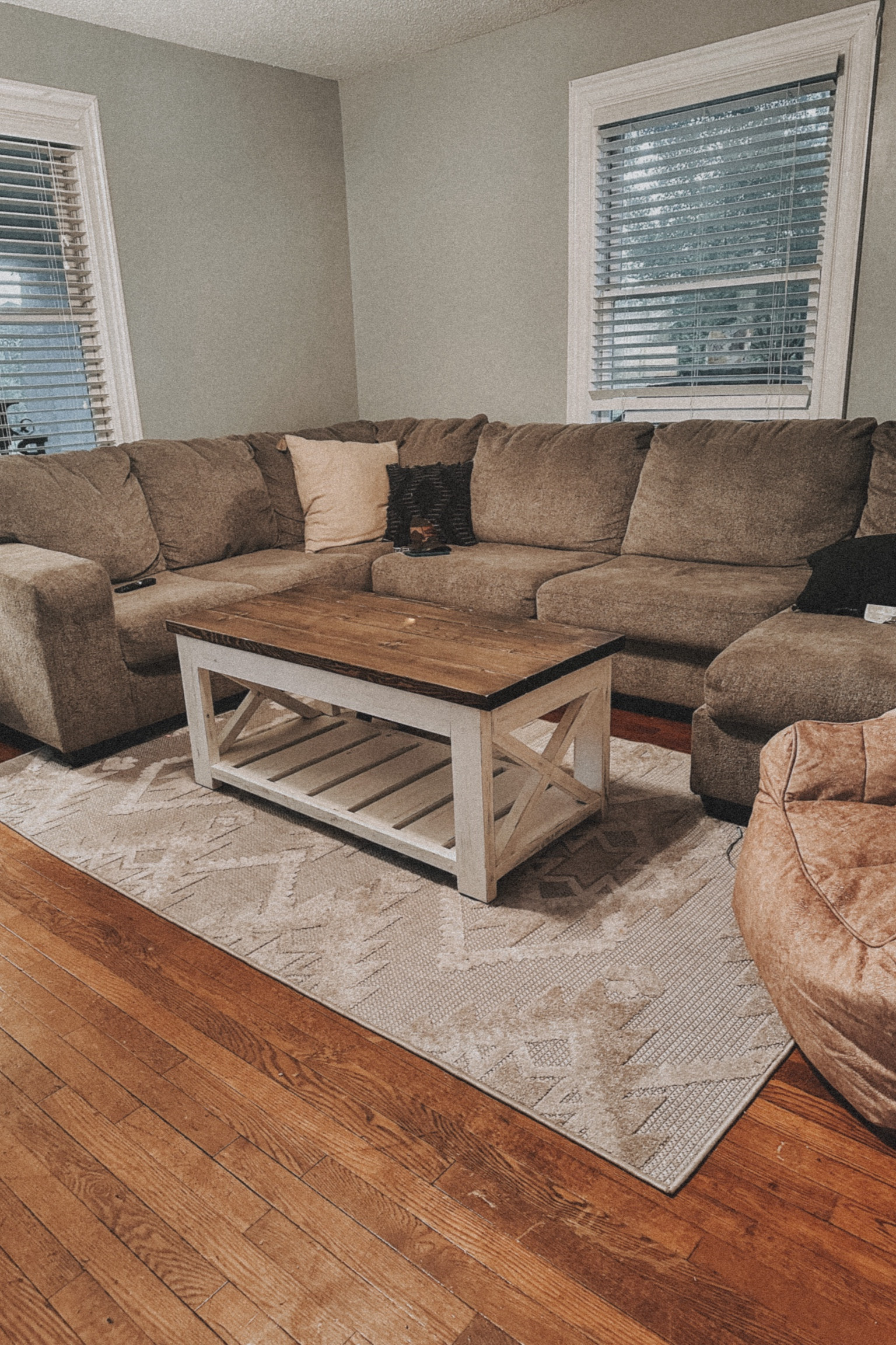 I bought a indoor/outdoor rug for our bedroom last year and finally found one for the living room. Hear me out, they are soft, don't stain, and are easy to clean! 

This is the 5x8

#LTKFindsUnder100 #LTKFindsUnder50 #LTKHome