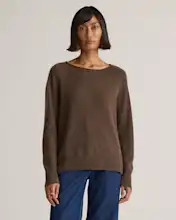 Mongolian Cashmere Boatneck Sweater | Quince