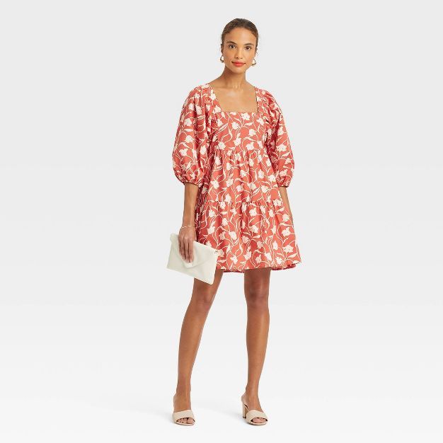 Women's Short Sleeve A-Line Dress - A New Day™ | Target