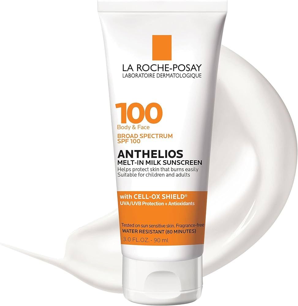 La Roche-Posay Anthelios Melt-In Milk Sunscreen SPF 100 | Sunscreen For Body & Face | Broad Spect... | Amazon (US)