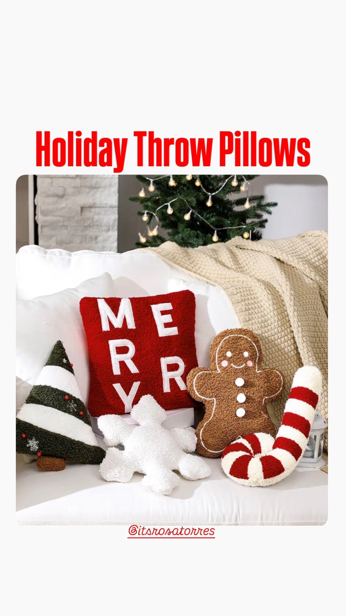 Christmas Decor throwpillows or as a fift guide to it would be a sweet suprise.

#LTKKids #LTKHome #LTKHoliday